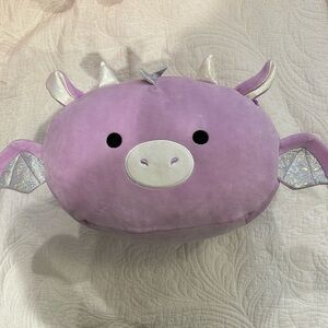 Purple Dragon Squishmallow; Stackables edition